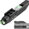 TOUGHSOUL Tactical Flashlight Green Laser Sight Combo