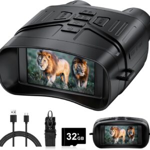 Night Vision Goggles - 4K Night Vision Binoculars with 5000mAh