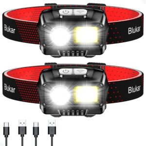 LED Headlamp Rechargeable,2000L High Lumen Super Bright